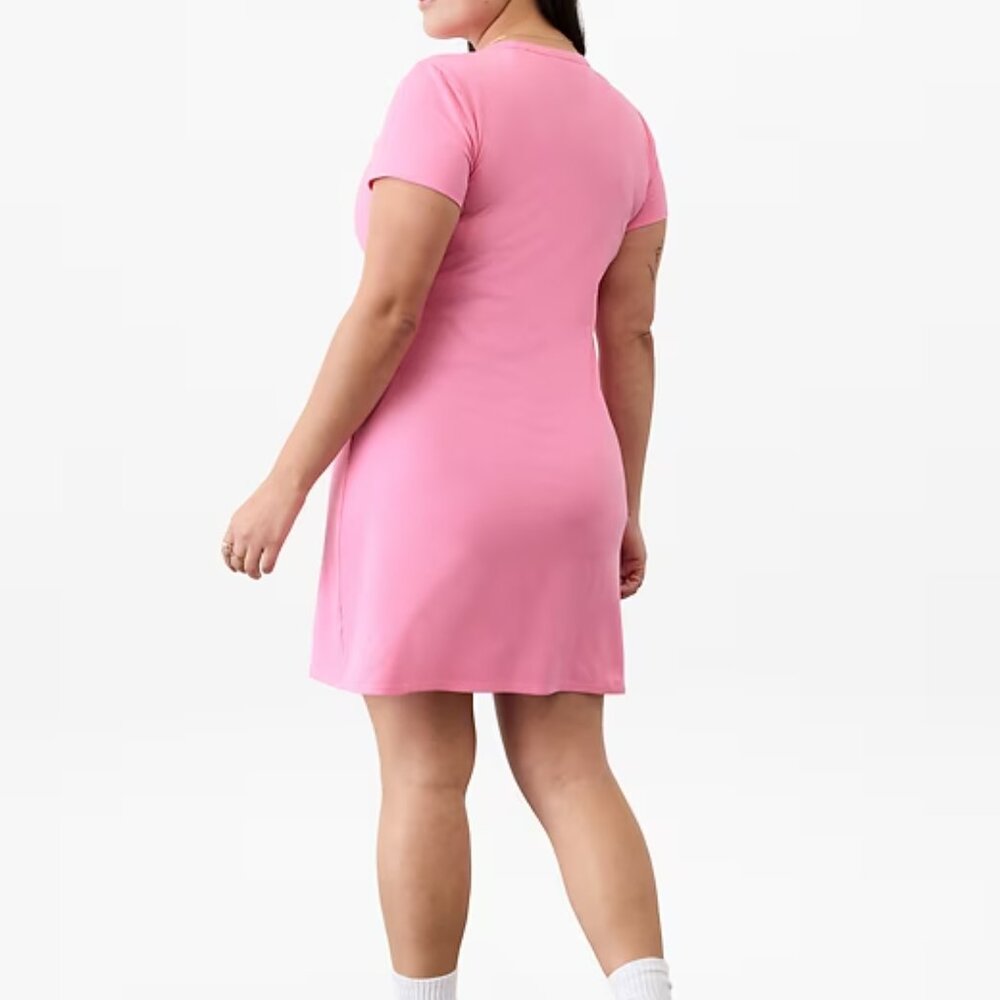 NWT Athleta Signature Rib Tee Dress - Picture 3 of 4